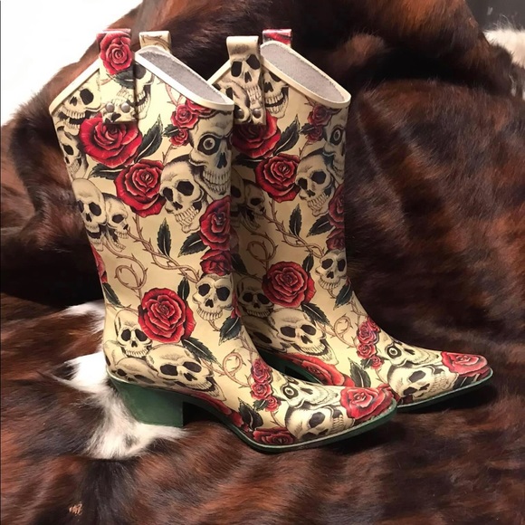 Shoes - Cowgirl Rainboots